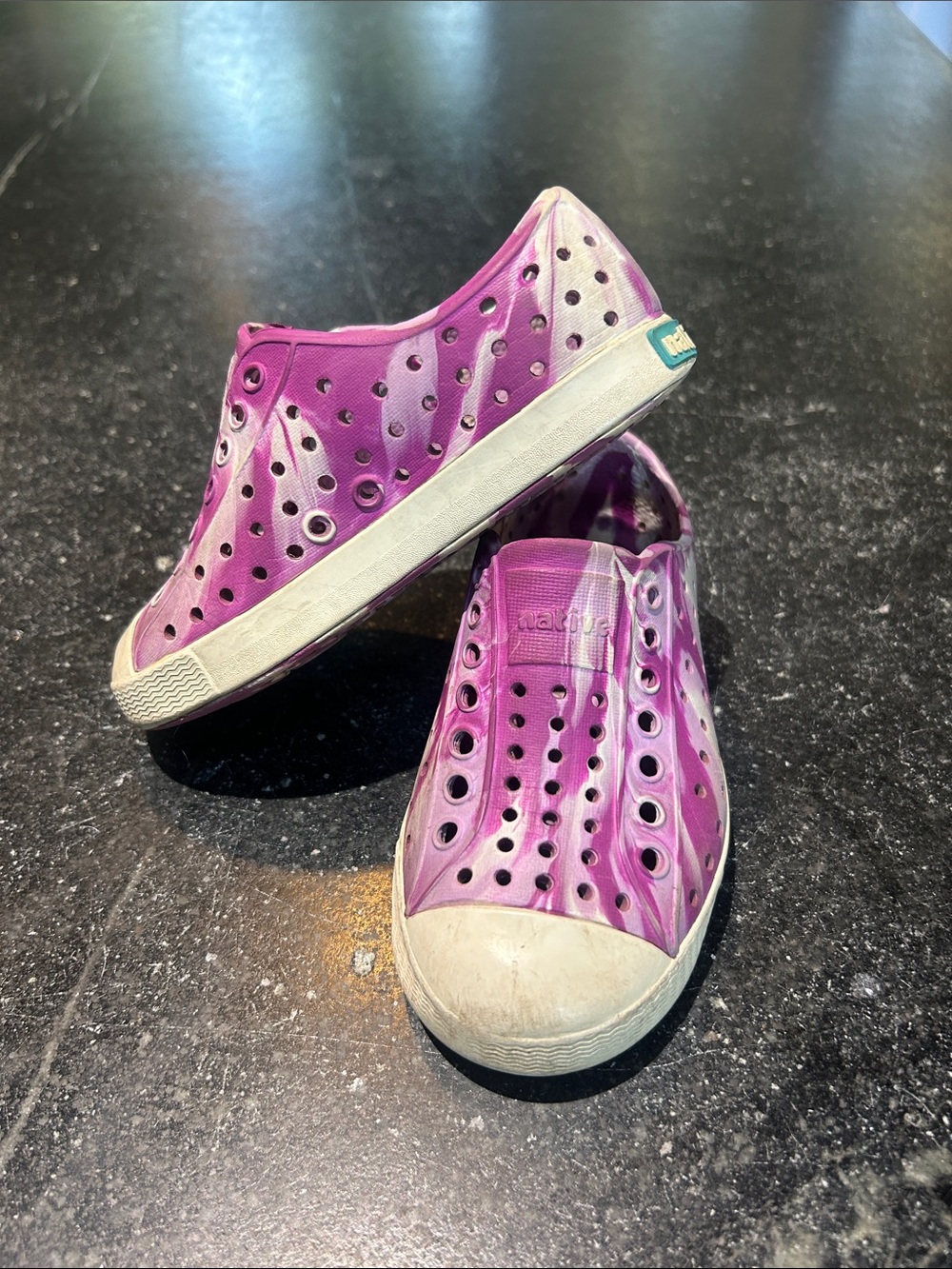 Purple Kids Slip-On Native Shoes
